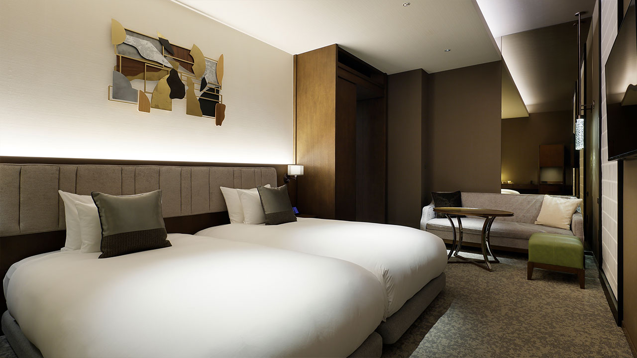 Accommodation interior at The Celestine Ginza.