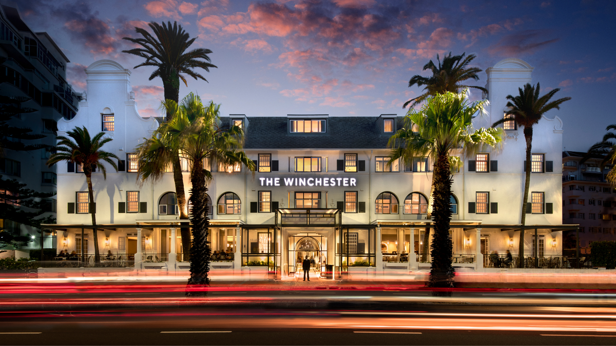 Hotel exterior at The Winchester Hotel.